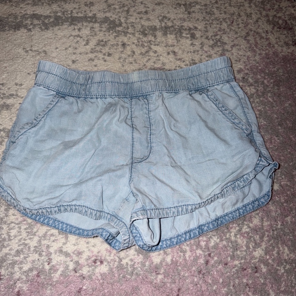 American Eagle Outfitters Light Blue High Waist Shorts